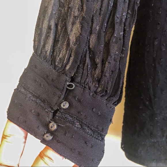 Zara Trafaluc Collection- Black Blouse - Picture 5 of 5